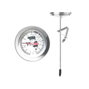 termômetro de metal inox para alimentos