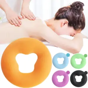 travesseiro de silicone para massagem facial