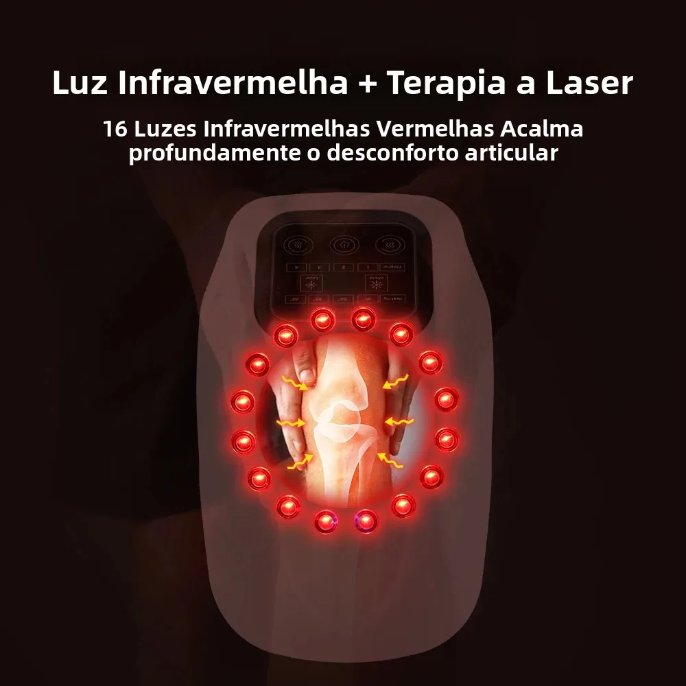 Massageador de Joelho Sem Fio GI-556 com Aquecimento e Vibração - Imagem 4