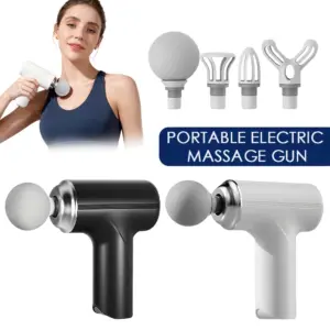 pistola de massagem elétrica portátil