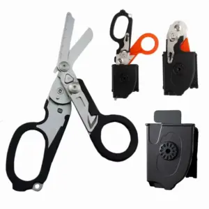 tesoura tática dobrável leatherman raptors