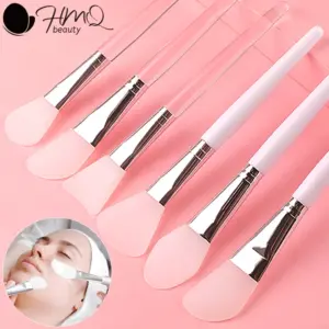 kit 4 pincéis de silicone para máscara facial