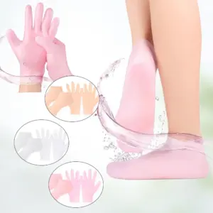 meia de gel de silicone hidratante
