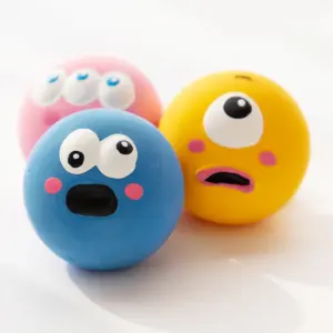 bola de borracha com som para cães