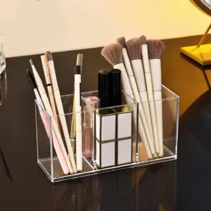 organizador de mesa para pincéis de maquiagem