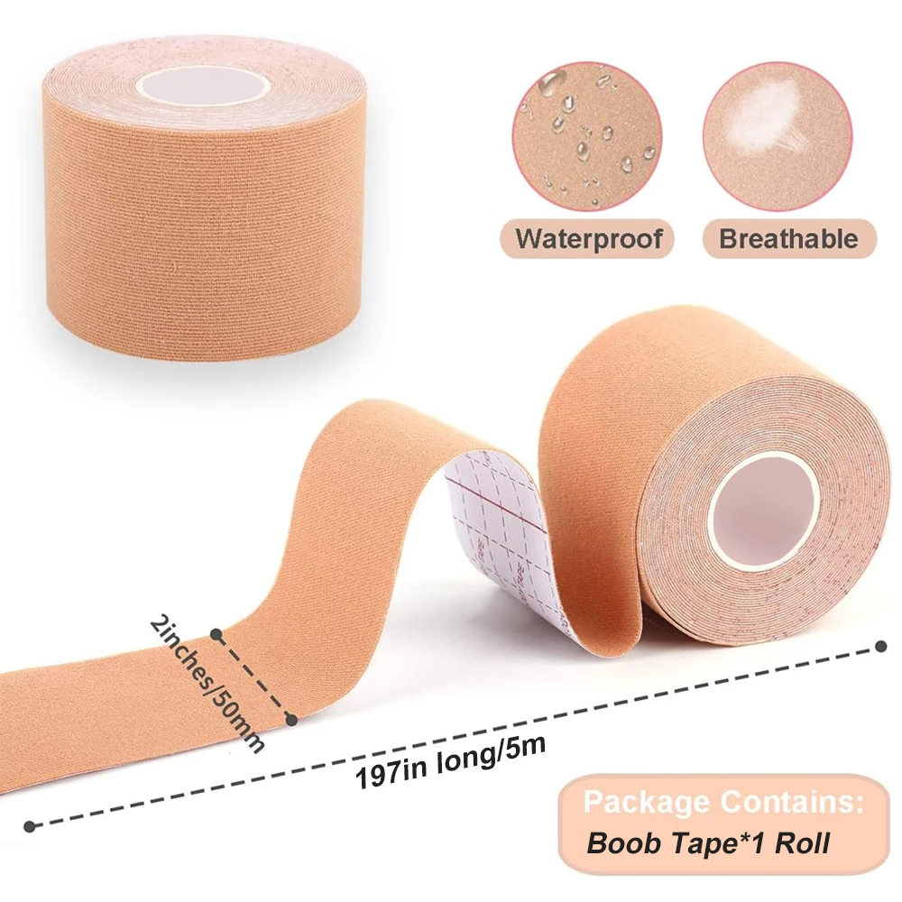 Fita de Cinesiologia Atlética Impermeável 5cm x 5m - Imagem 2