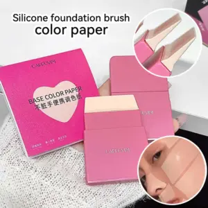 pincel de silicone portátil para base