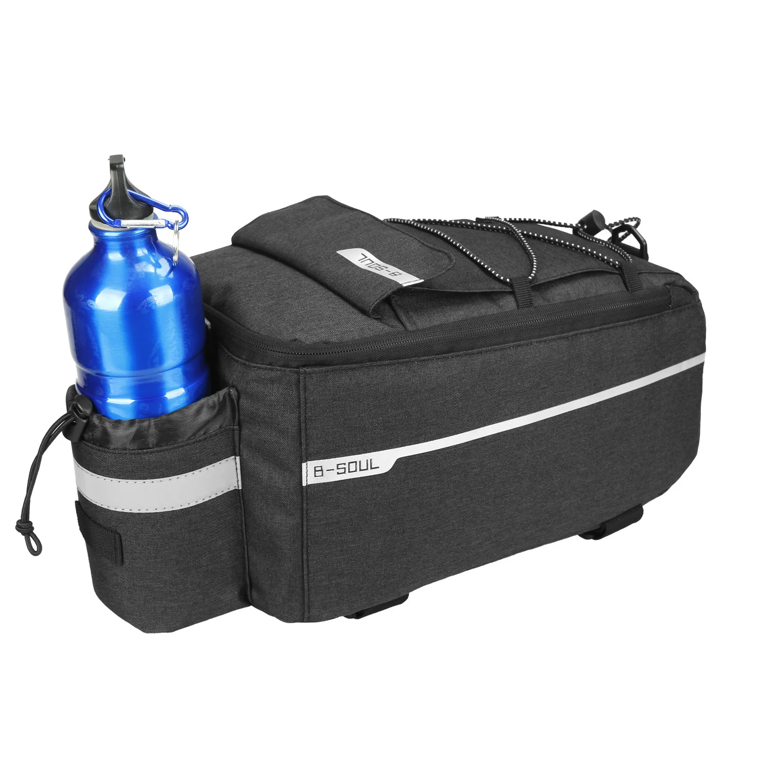 Bolsa de Rack Dobrável para Bicicleta Elétrica Cinza Claro - Imagem 5