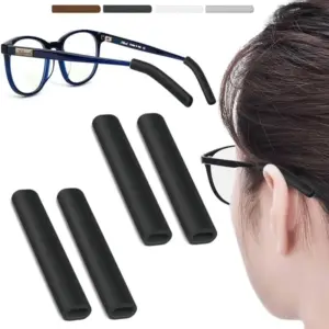 protetores de silicone antiderrapantes para hastes de óculos