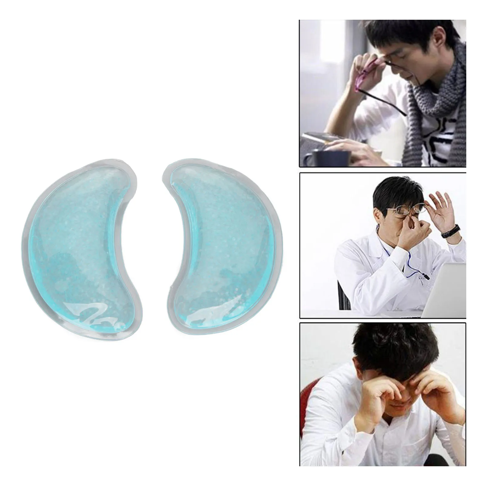 Máscara de Gel para Olhos Resfriamento Quente Frio - Imagem 5