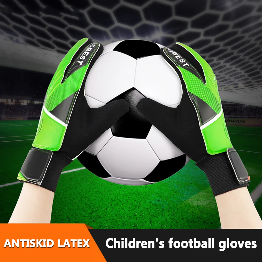 Luvas de Goleiro Infantil Látex Antiderrapante Vermelho - Imagem 5