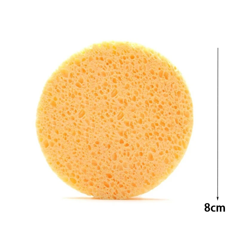 Esponja Facial Redonda Polpa de Madeira 8cm - Imagem 6