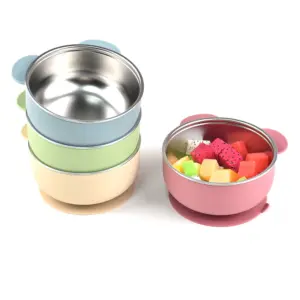tigela de sucção urso 400ml