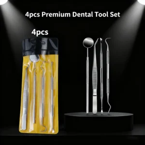kit limpeza de dentes doméstica