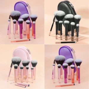 conjunto de pincéis de maquiagem