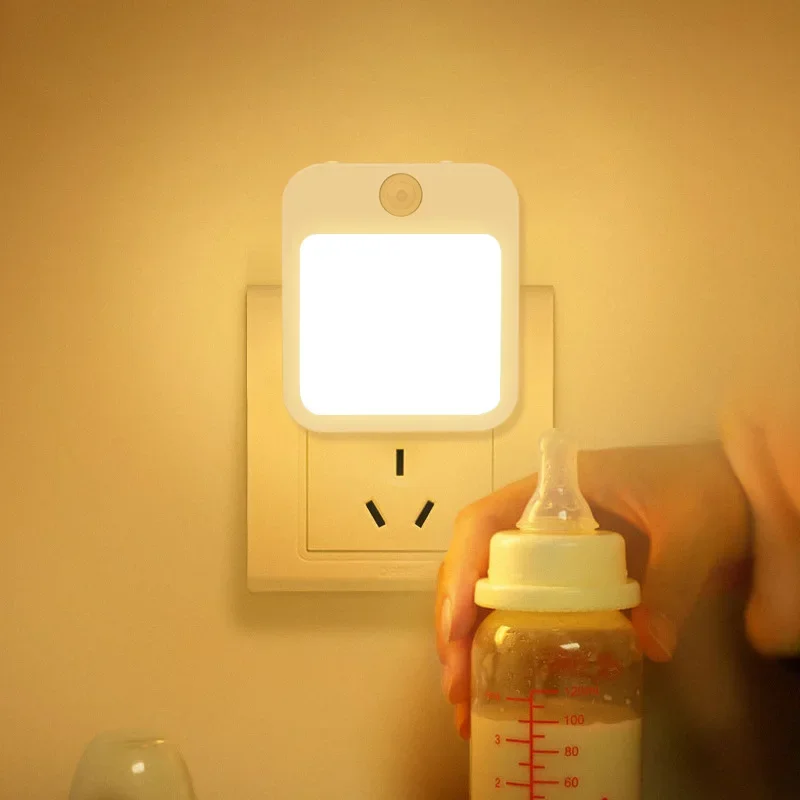 Luz Noturna LED Sensor de Movimento Plugue UE 0,5W - Imagem 2