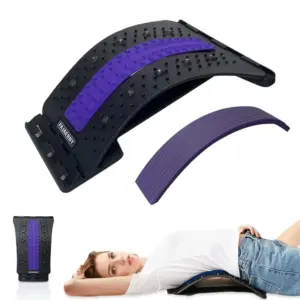 suporte e massageador de coluna lombar