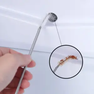 escova de limpeza flexível para drenos