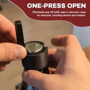 abridor de garrafas mecânico ergonômico