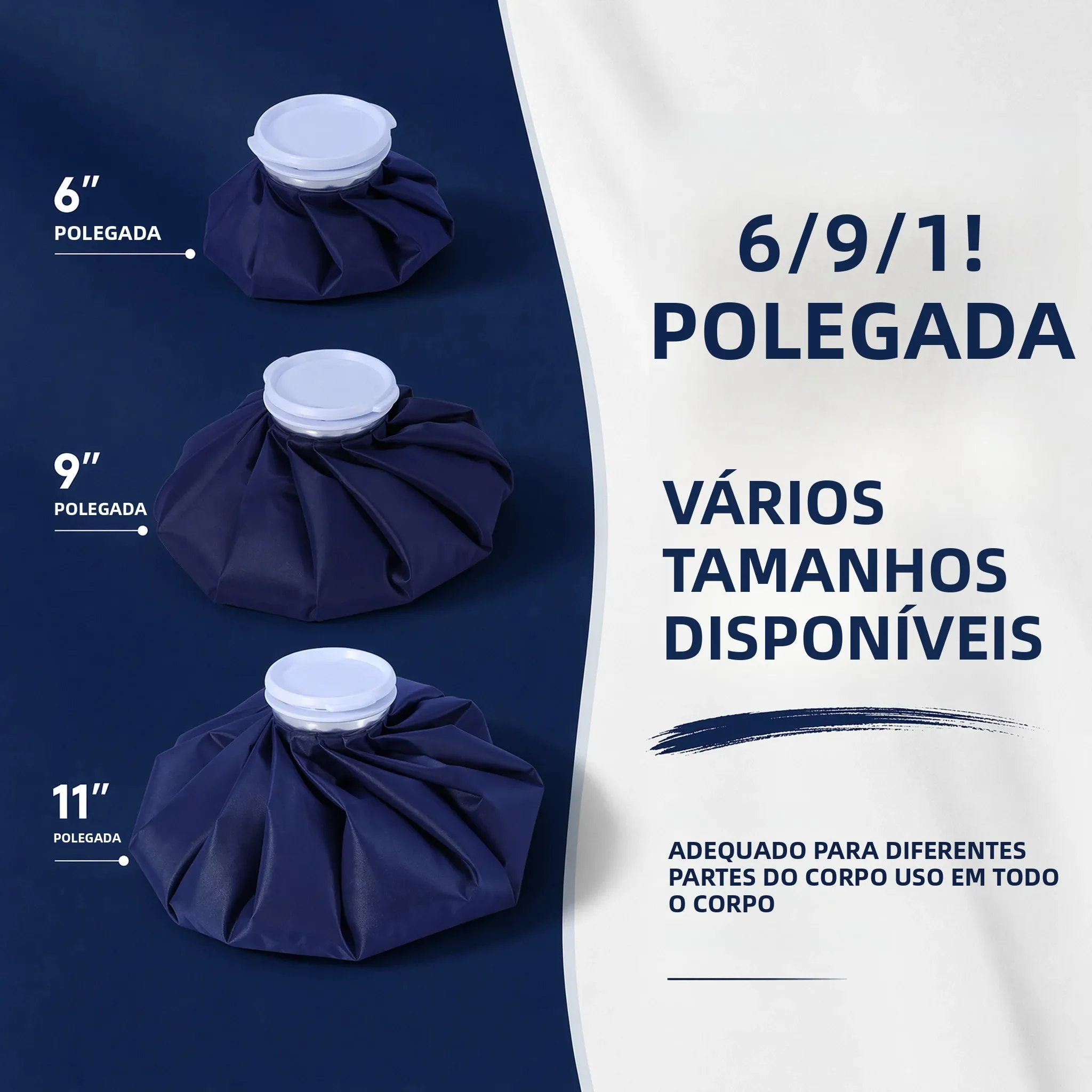 Bolsa de Gelo Reutilizável para Criotermia e Termoterapia - Imagem 2