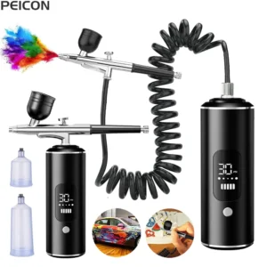 aerógrafo com compressor portátil