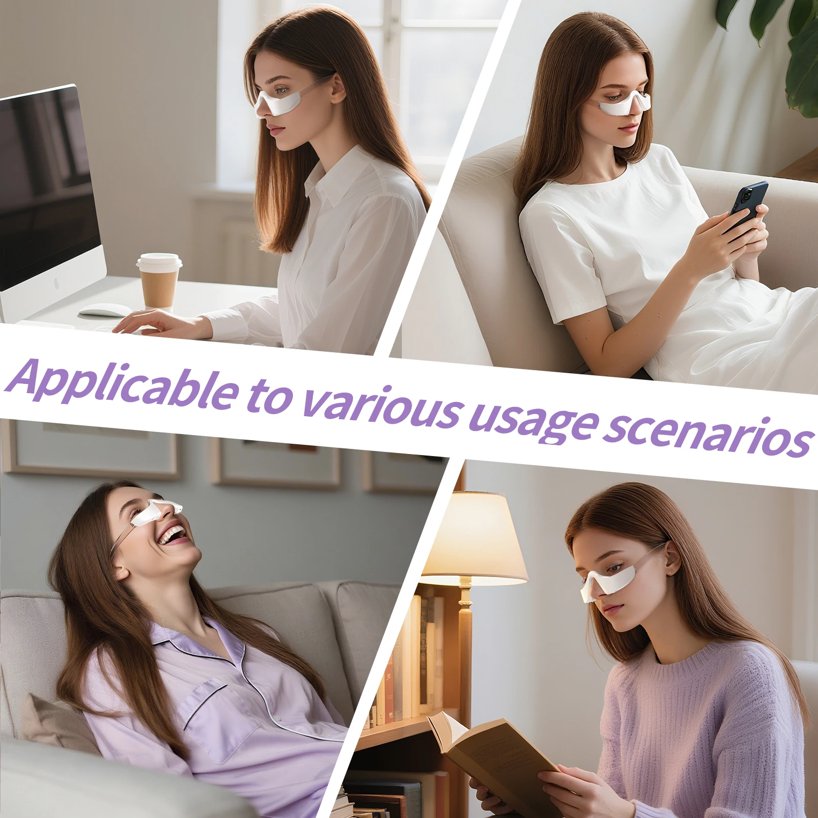 Dispositivo de Beleza LED 3 Cores para Olhos Massageador Microcorrente - Imagem 5