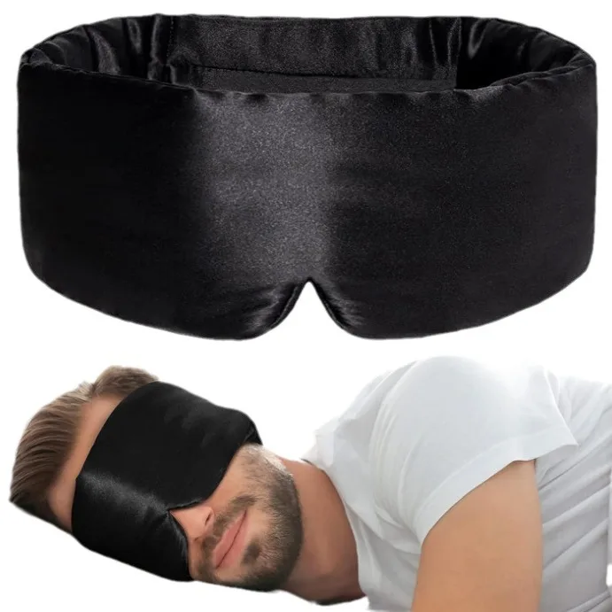 Máscara de dormir de seda para relaxar os olhos - Imagem 6
