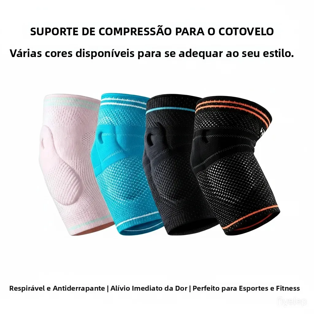 Manga Compressão VBOSI Cotovelo Tricô 3D Unissex - Imagem 6