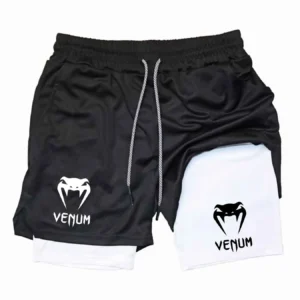 shorts de academia masculino 2 em 1