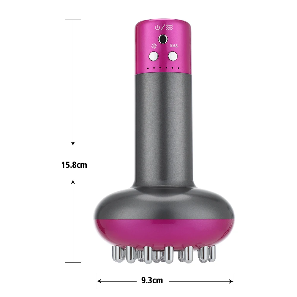 Massageador Corporal Elétrico Sem Fio Roxo - Imagem 6