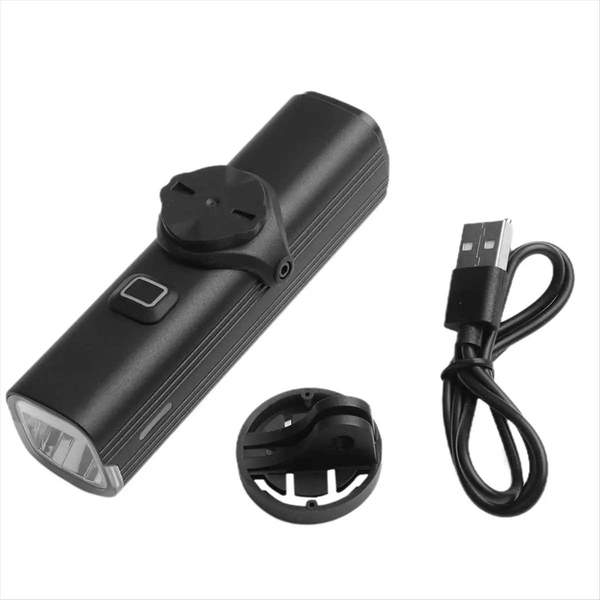 Farol de Bicicleta Recarregável USB 1200 Lúmens Preto - Imagem 5
