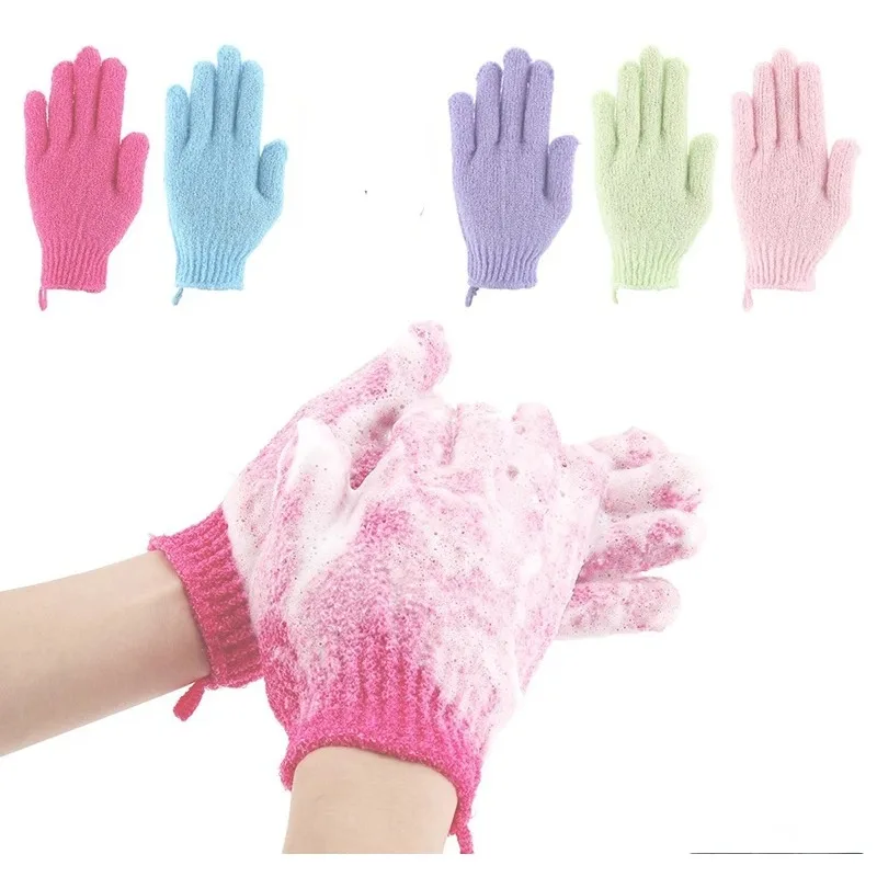 luva esfoliante corporal nylon