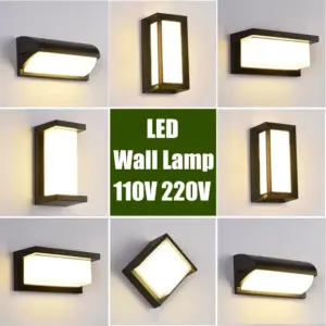 luminária de parede led externa à prova d'água