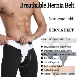 cinto suporte hérnia inguinal adulto