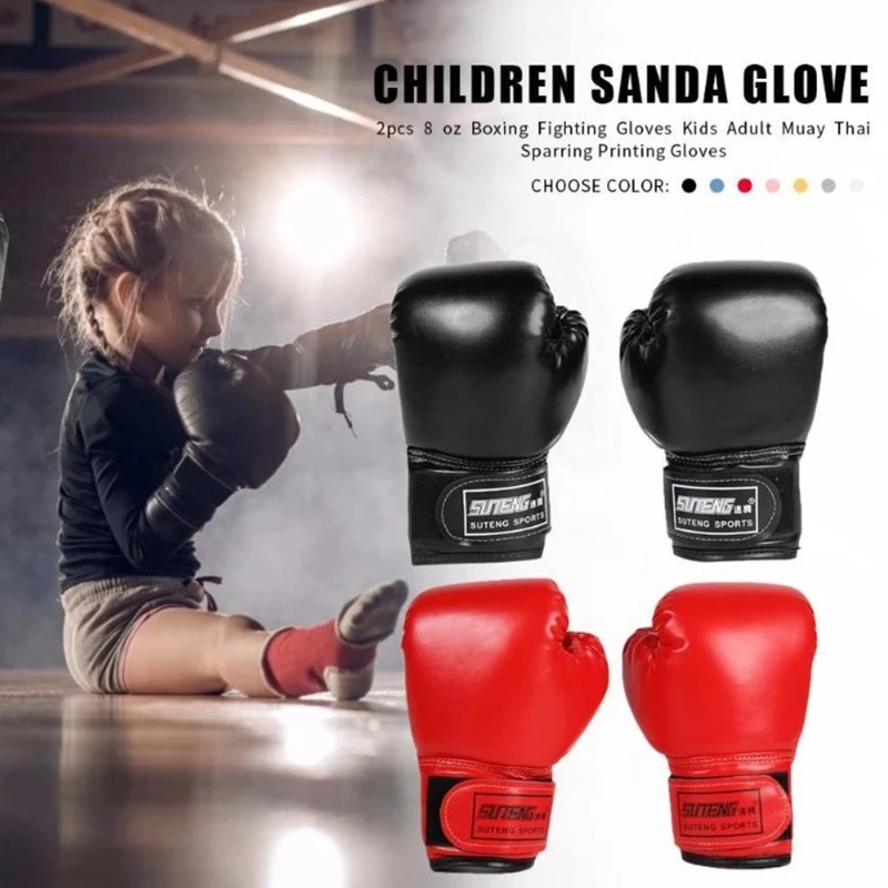 Luvas de Boxe Infantil para Treino Roxo - Imagem 4