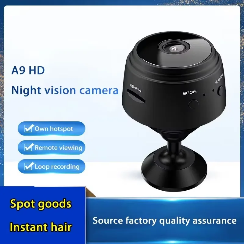 Câmera WiFi A9 Mini Gravador de Vídeo Segurança 4K HD - Imagem 3