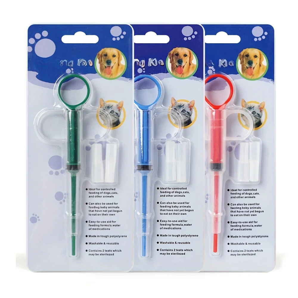 Alimentador de Comprimidos para Cães e Gatos com Seringa de Silicone - Imagem 2