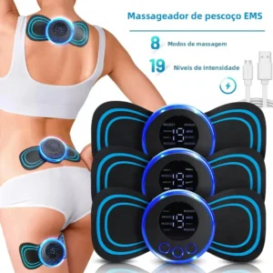 massageador elétrico cervical ems pescoço