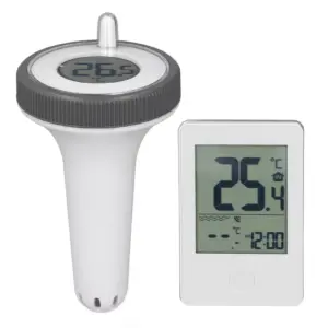 termômetro de piscina sem fio display lcd