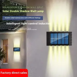 luminária solar de parede led