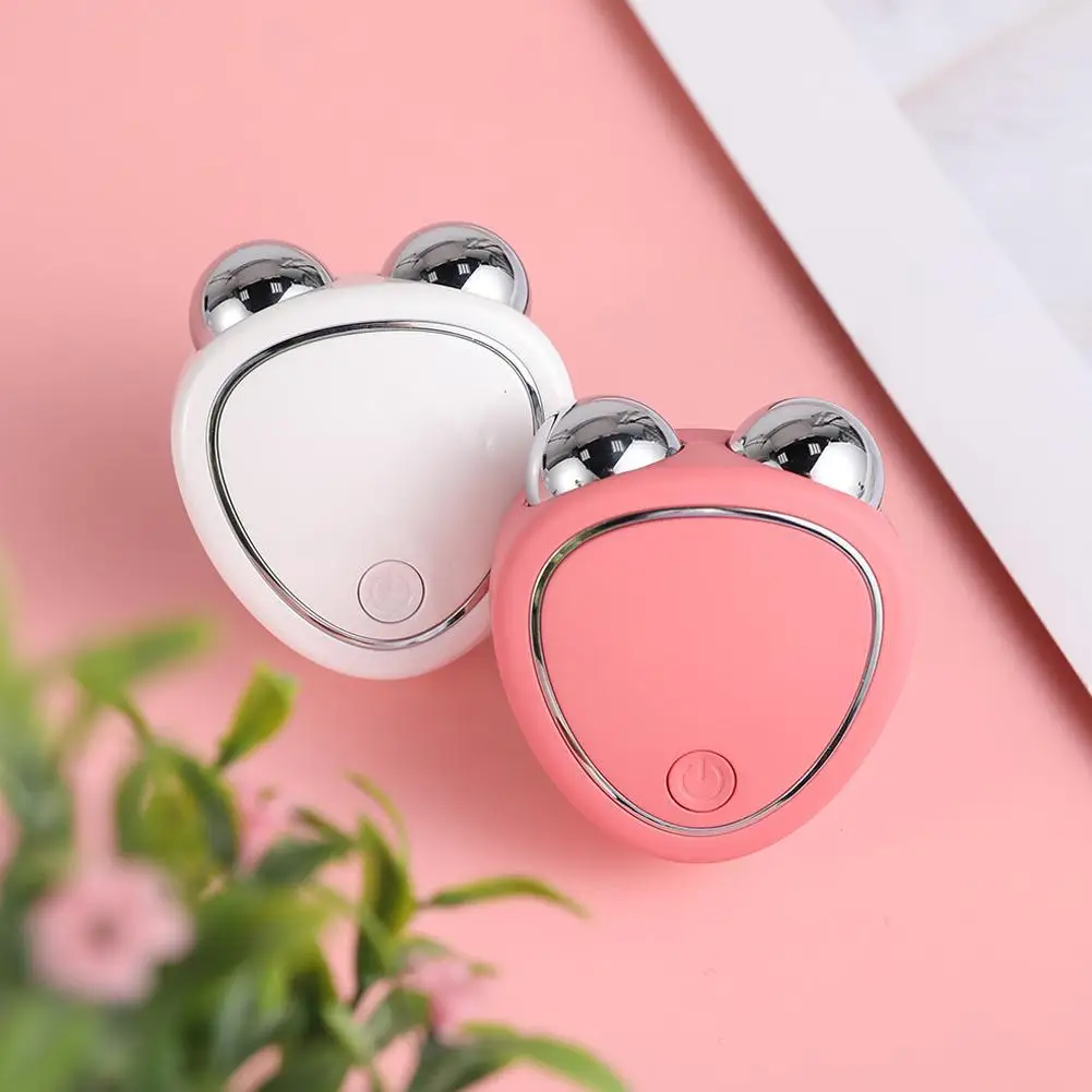 Massageador Facial Microcorrente Dispositivo Lifting Rosa - Imagem 3